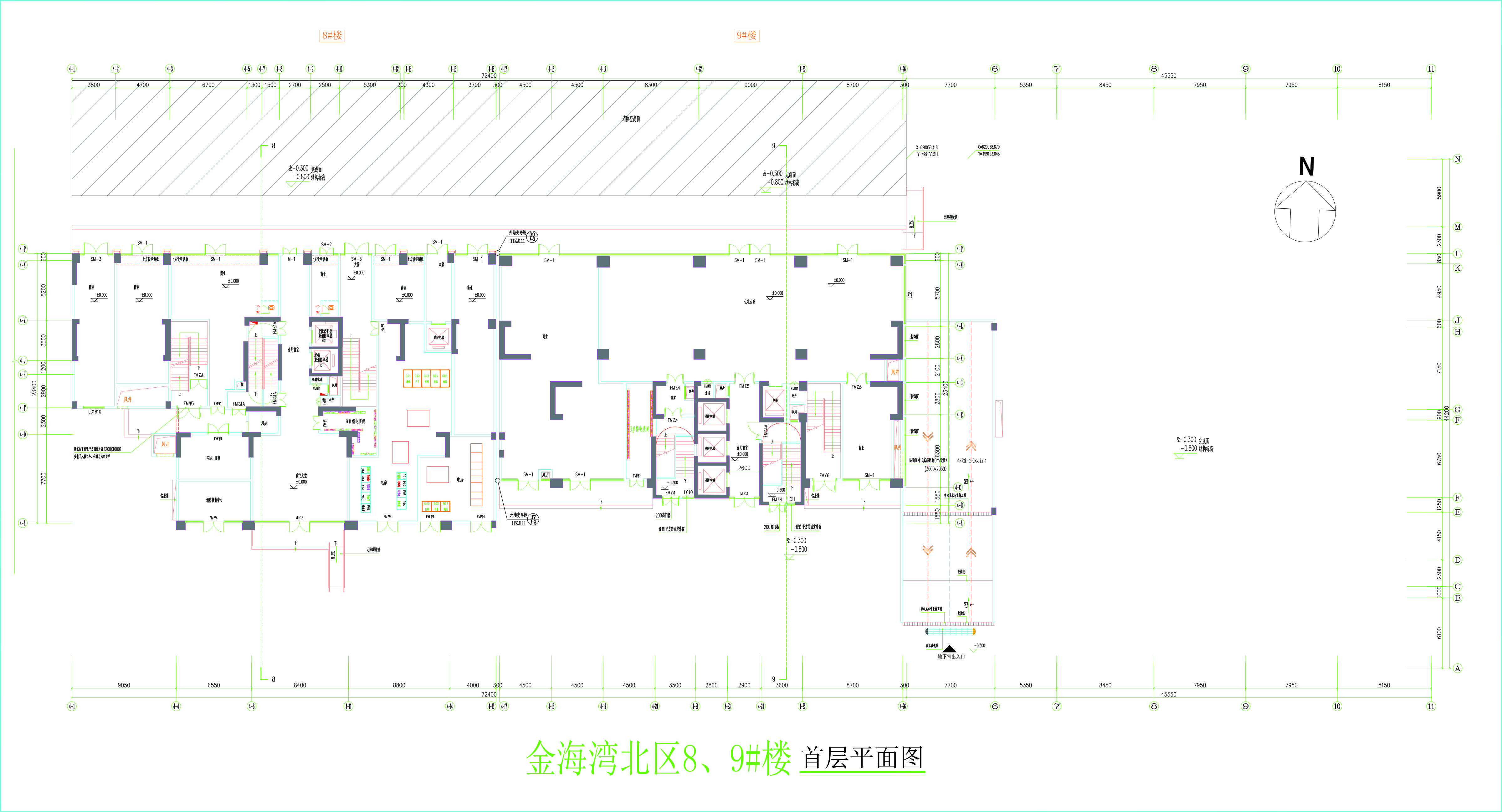 金海灣北區(qū)8、9#樓首層平面圖.jpg