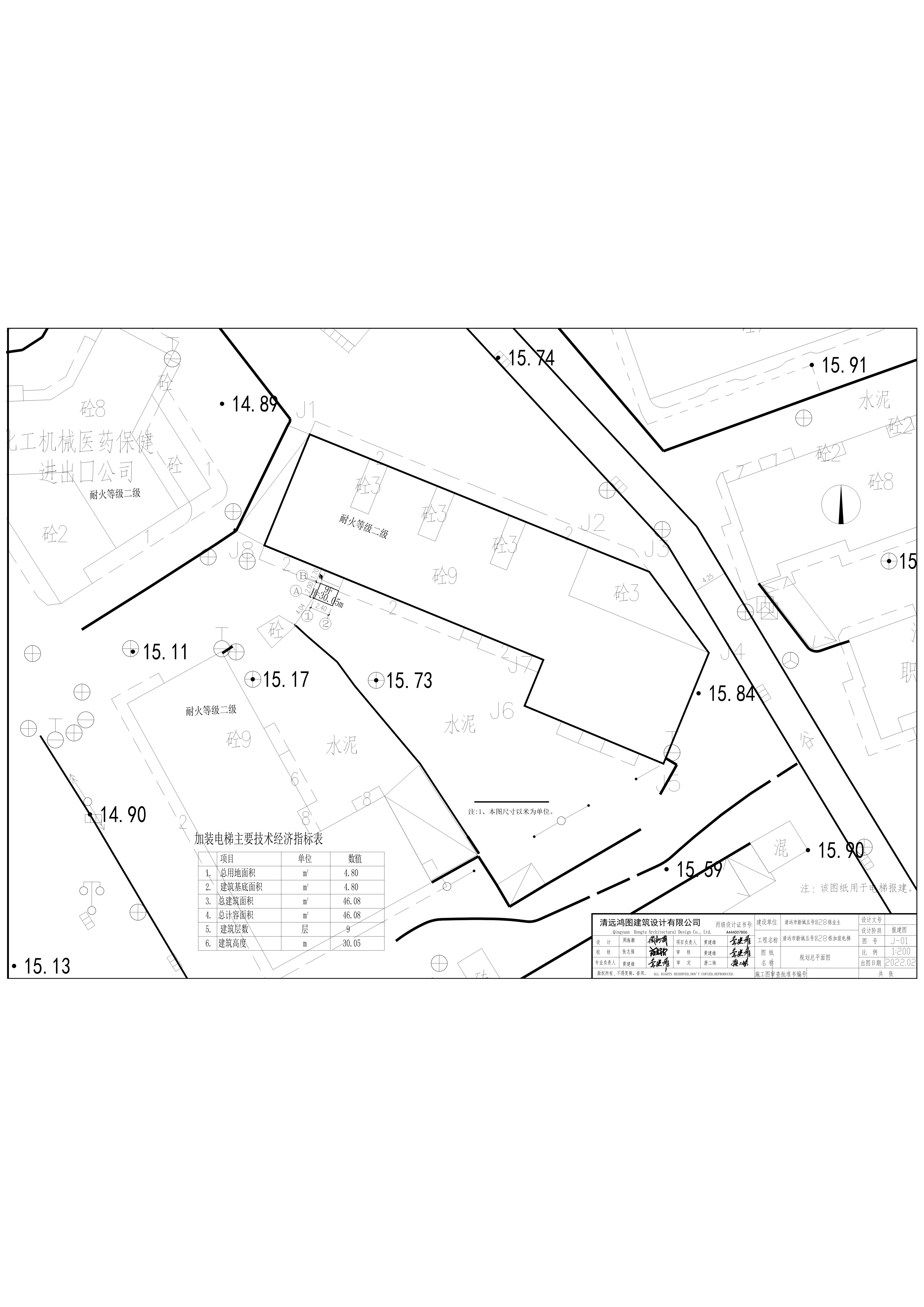 新城五號區(qū)28棟加裝電梯 建筑總平面圖20220414_t3-Model_1.jpg