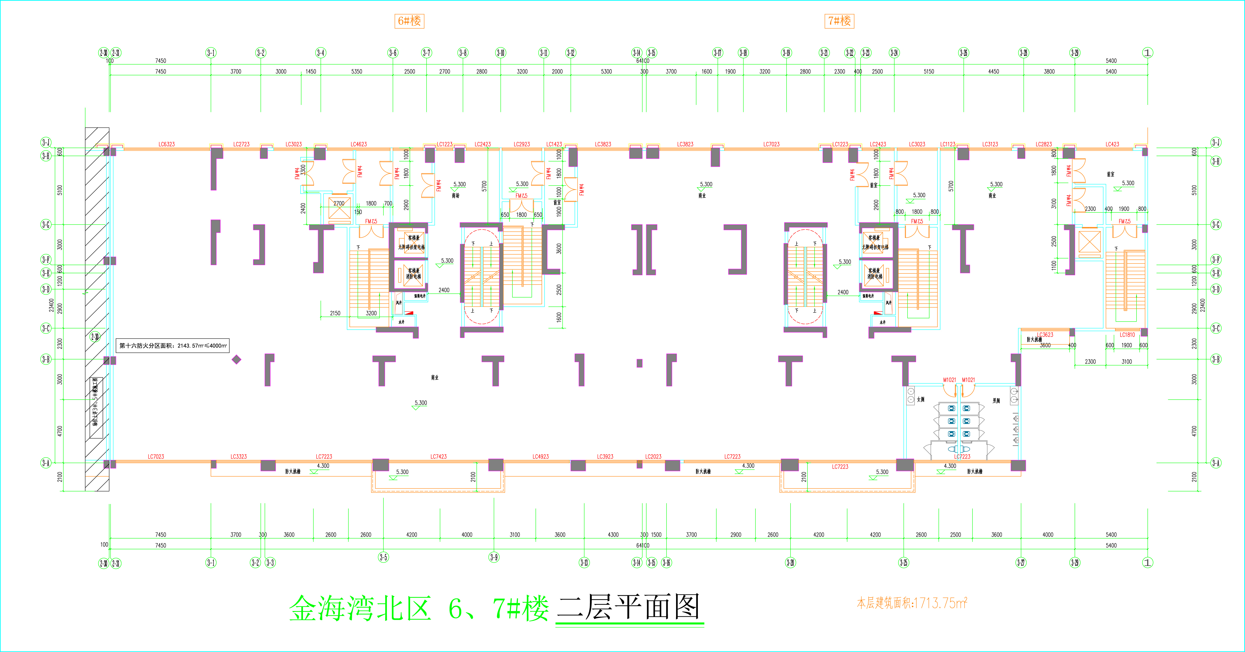 金海灣北區(qū)6、7#樓_二層平面圖.jpg