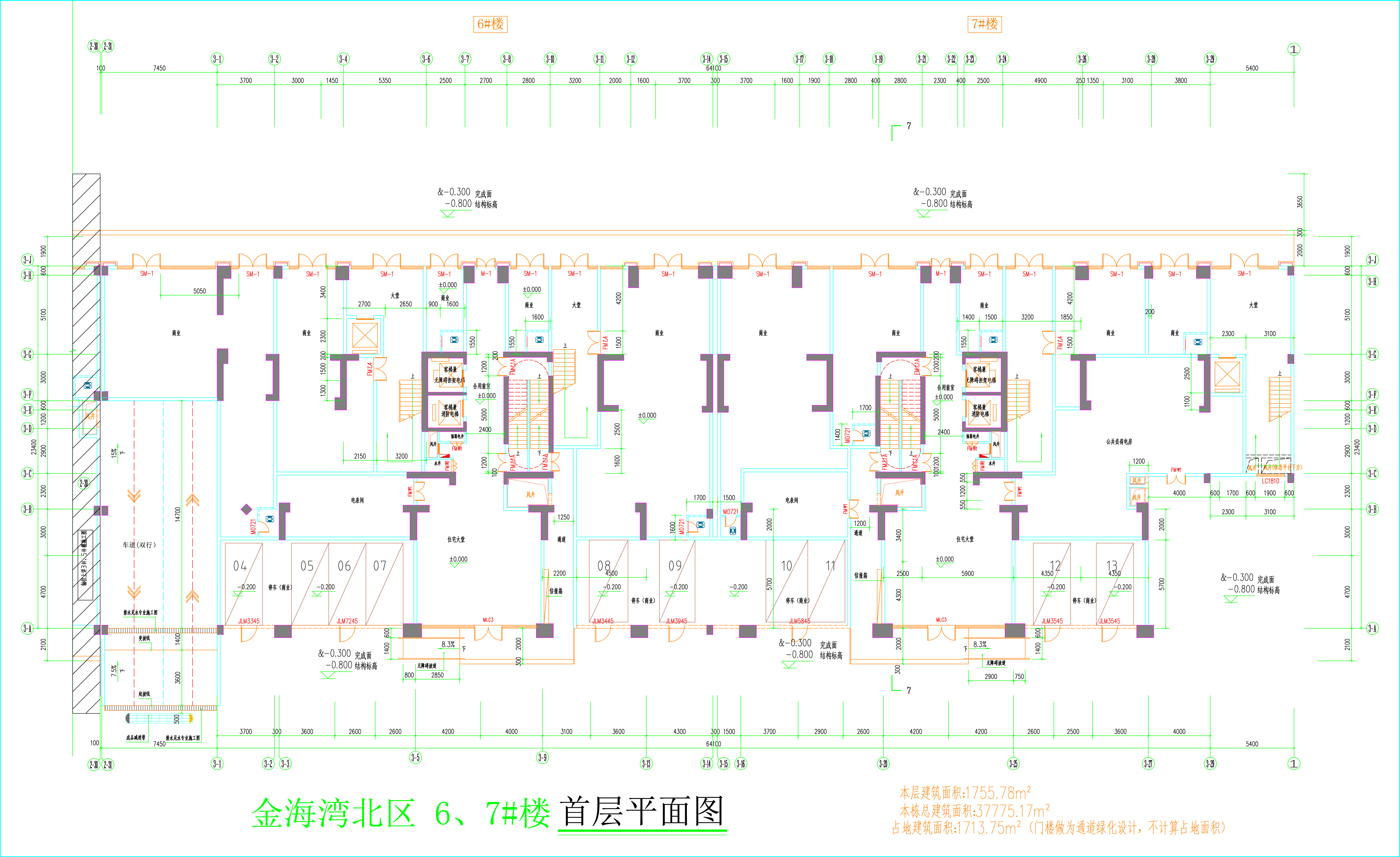 金海灣北區(qū)6、7#樓_首層平面圖.jpg