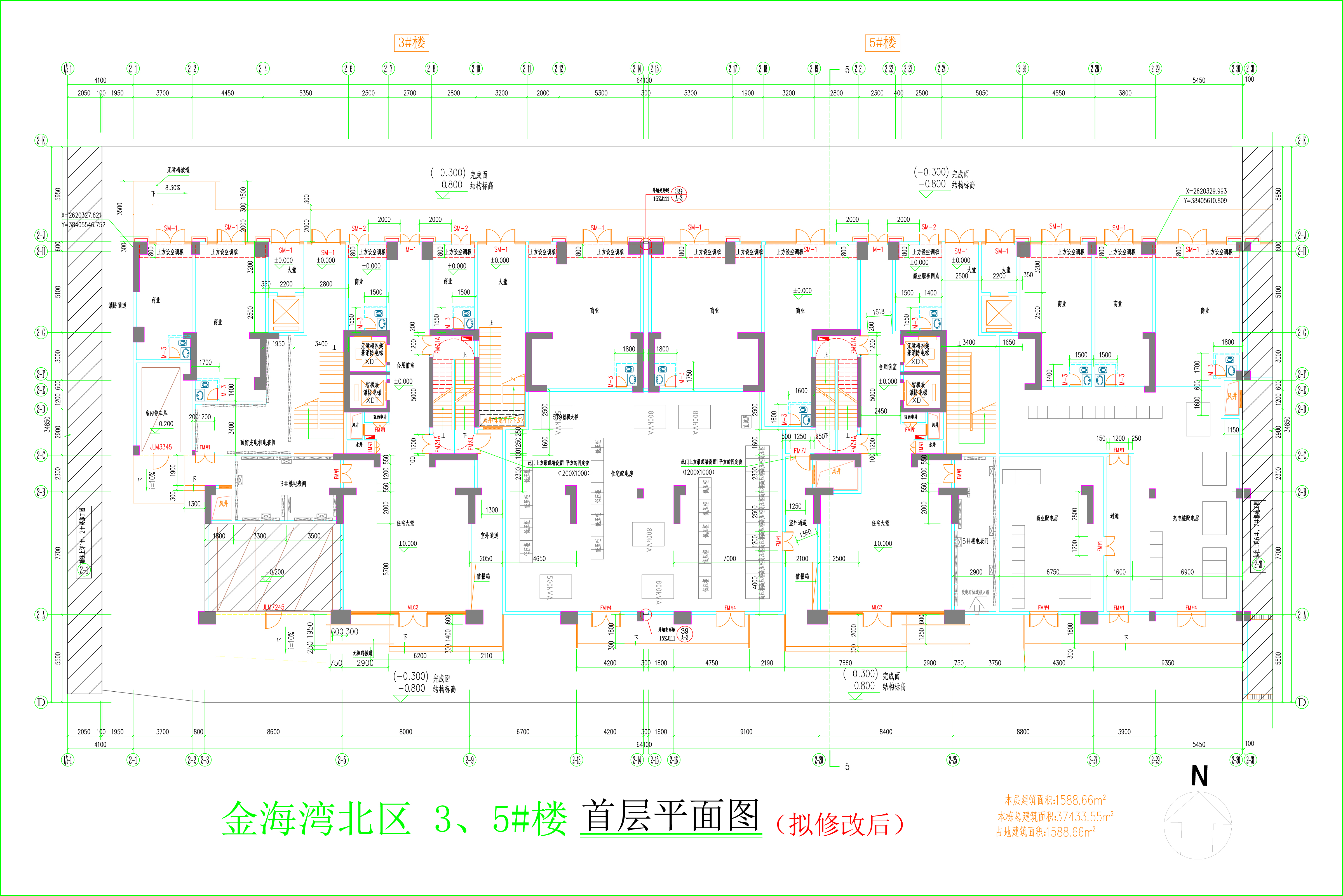 金海灣北區(qū)3、5#樓_首層平面圖（擬修改后）.jpg