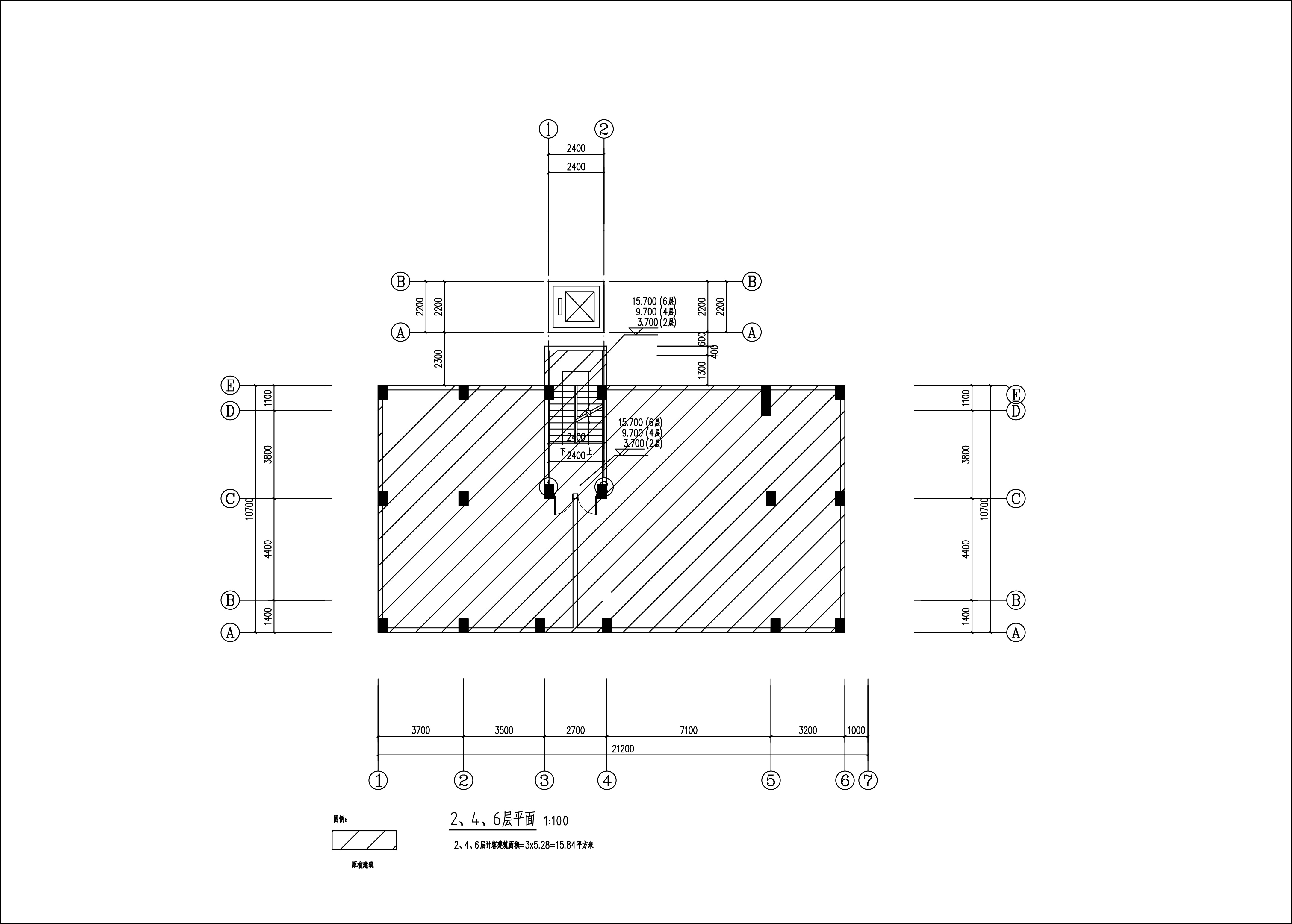 新城清遠(yuǎn)供電局宿舍電梯建筑圖_2、4、6層 不設(shè)電梯出入口.jpg