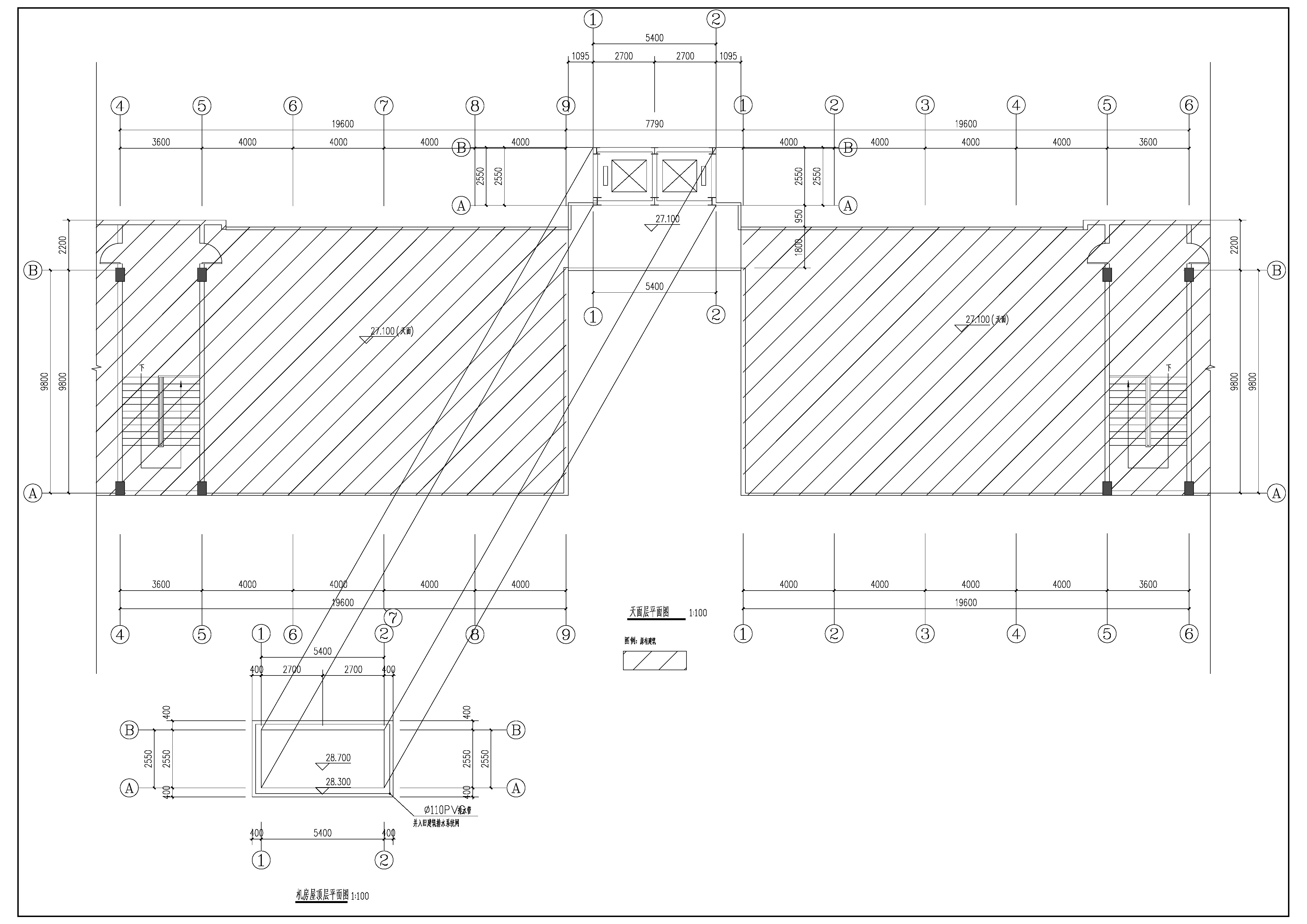 天面層平面圖、機(jī)房屋頂層平面圖.jpg