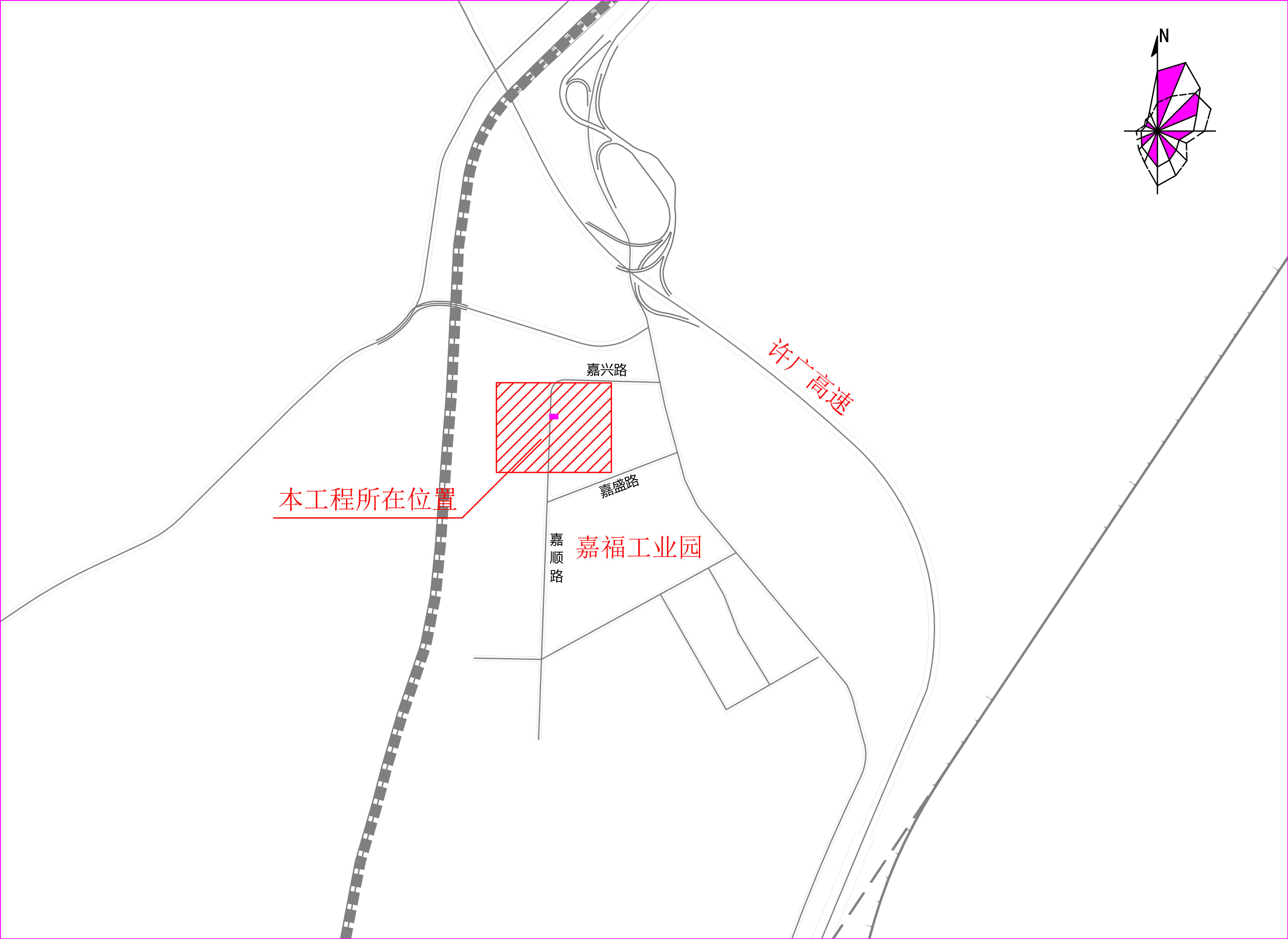 嘉福工業(yè)園欣強電子有限公司市政中壓管道燃氣工程-區(qū)位圖.jpg